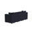Lockheart 88 inch 3-Seat Modular Sofa Blue Square Arm-126757817