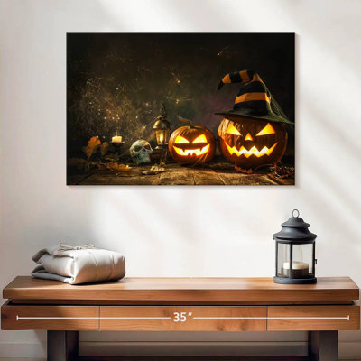 Citrouilles d'Halloween sculptées