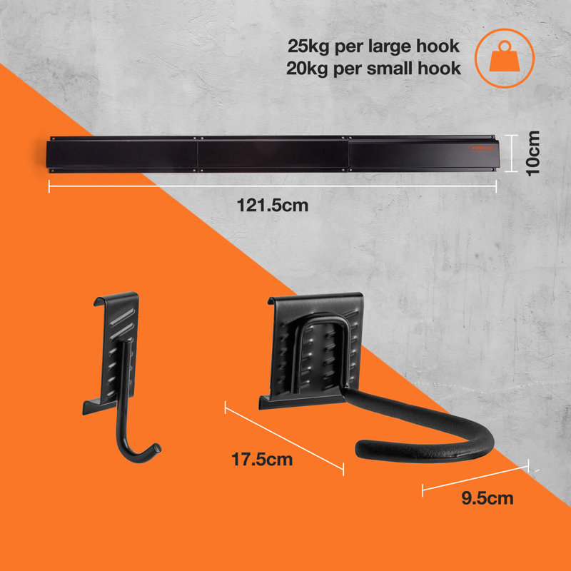 Steel Wall Mounted Bike Rack