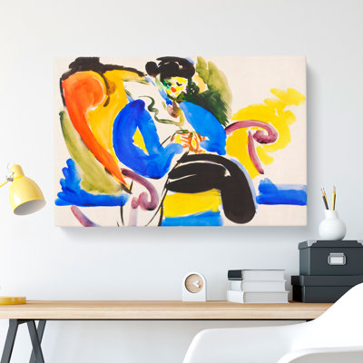 Woman On Chair Vol.2 by Henry Lyman Sayen - Wrapped Canvas Painting