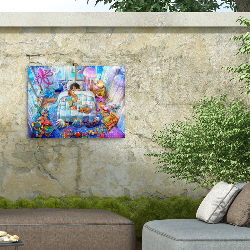 Toile d'extérieur Henriette Chinaglia Sea Sweet Dreams, H 14 po x l 19 po