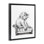 «Happy Elephant on Chaise», art mural encadré sur toile flottante, design par Rachel Nieman