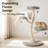 48.4" H Tall Cat Tree Flower Shape Scratching Post Cat Tower-1142692949
