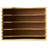 Symple Stuff Solid Wood 5 Compartment Mailroom Table Accessory