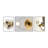 3 Pieces Modern Geometric Abstract Wall Decor Set Canvas Print With Frame Living Room
