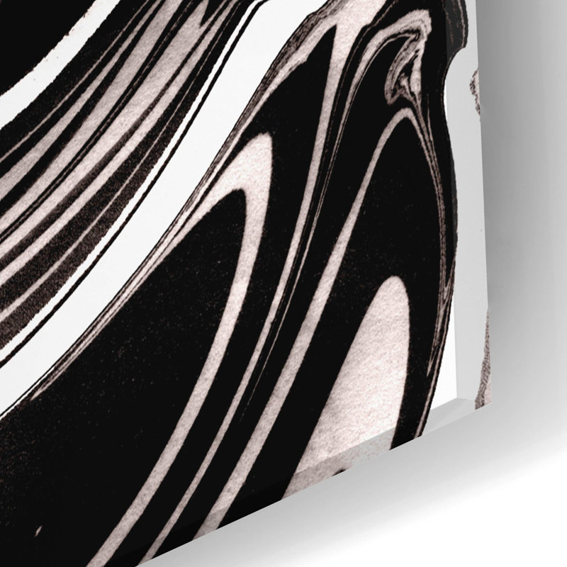 «Yinyang 5» par Alicia Ludwig, art mural en verre acrylique, H 24 po x l 16 po x P 0,2 po