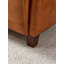 Fauteuil demi-tonneau en cuir véritable Clubhouse-113299283