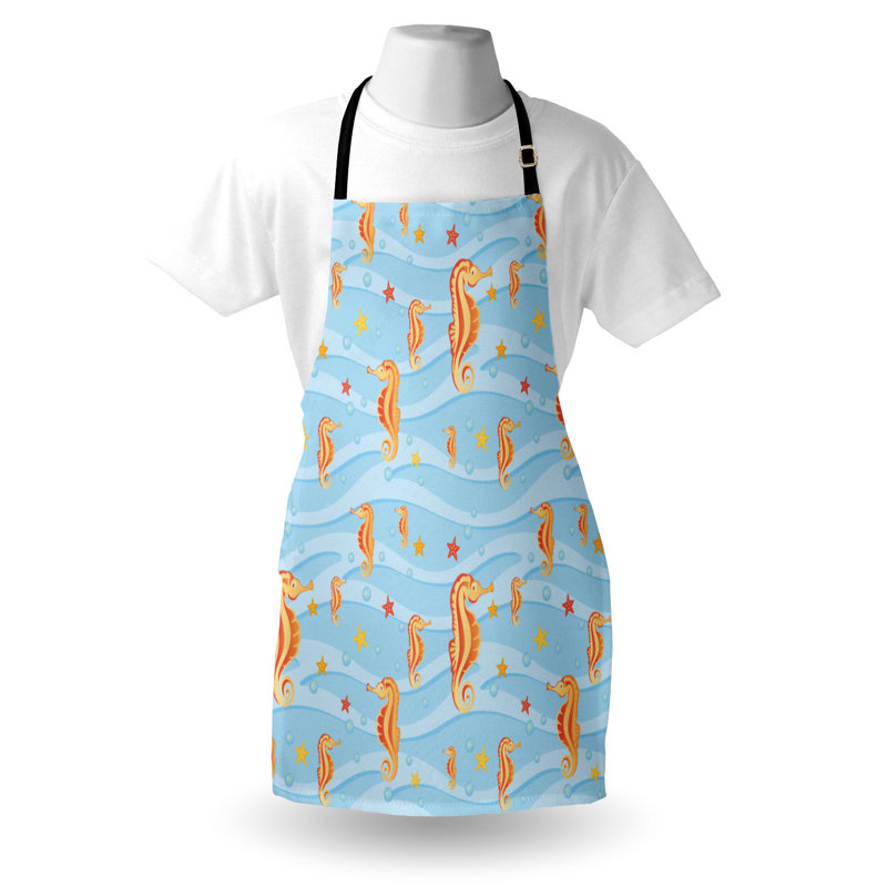 No Pattern Bib Apron