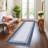 2X6FT Area Rug Machine Washable Modern Low Pile Non Slip Rugs Striped Edge Foldable Area Rug Stain Resistant Imitation Print Indoor Carpet Entryway Bathroom Rug Faux Wool Netural Rug for Dining Room-1931139299-1931139301