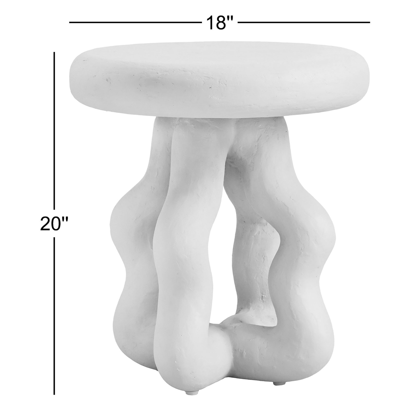 Darci Stone End Table