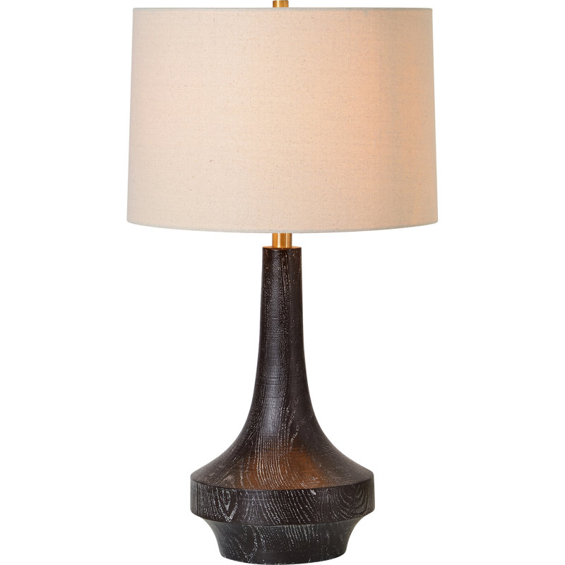 Lampe de table brun foncé 26,25 po Defeo