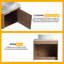Meuble-lavabo double 60 po avec lavabo en céramique et meuble-lavabo mural 60 po-819479347-819479351