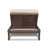 Brumley Outdoor Teak Wood Chaise Lounge , Cushion Included