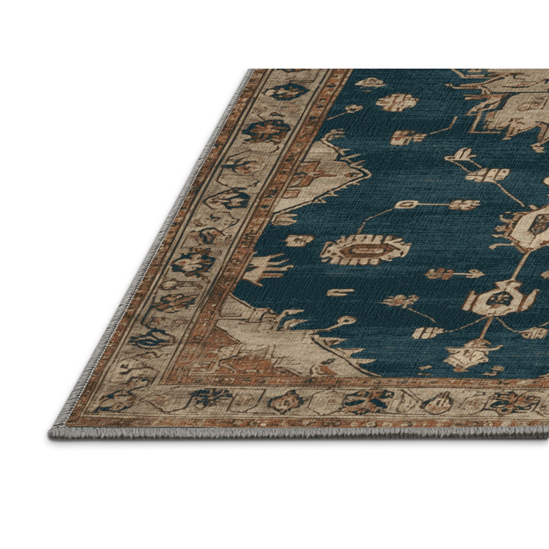 Tapis vert lavé à la machine, Rond 7 pi