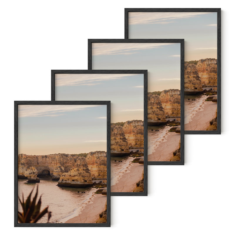 Cadre photo en bois, L 18 po x H 24 po, Noir