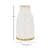 Lamons Hand-Painted Chevron Porcelain Table Vase