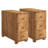 3-Drawer Solid Wood Nightstand-668674471