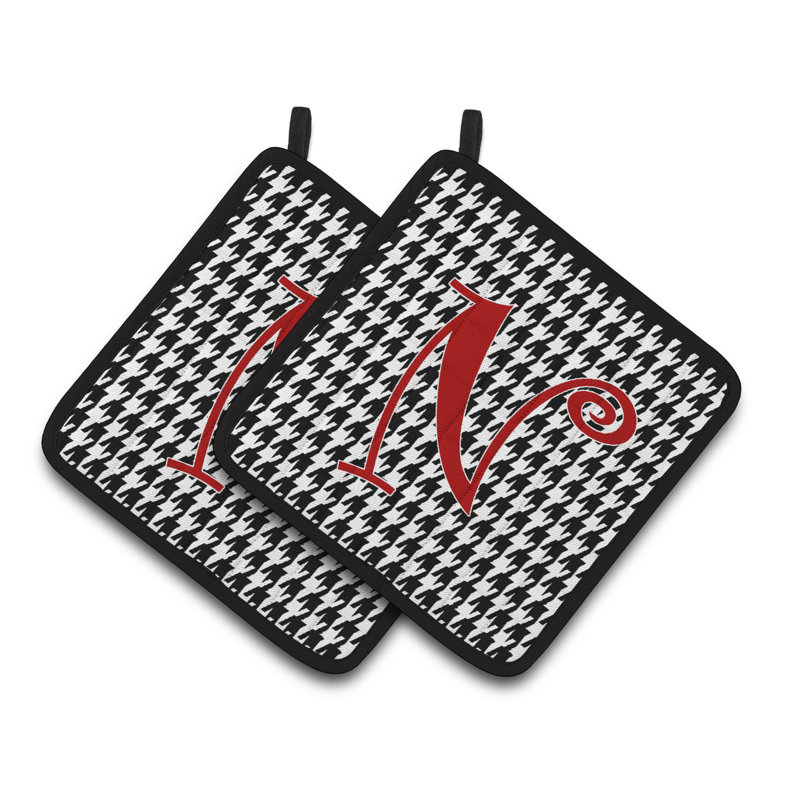 Cuisinier poignée Houndstooth, N
