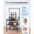 3D Printer Filament Storage Rack 3-Tier 3D Printer Stand with Storage