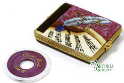 LIMOGES BOX: A CD case&disk "Classical Music"