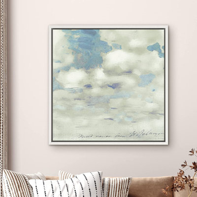 Peinture sur toile, cadre flottant