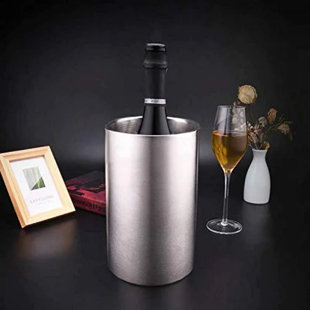 Wine Chiller - Premium Wine Bottle Chiller Double Walled, Vacuum Insulated  Wine Cooler for Most 750mL Champagne and Wine Bottles - Iceless Wine