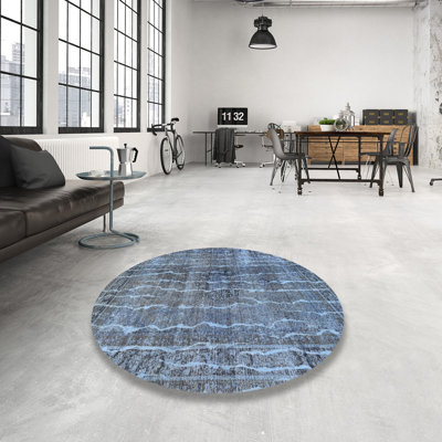 Tapis oriental bleu / gris