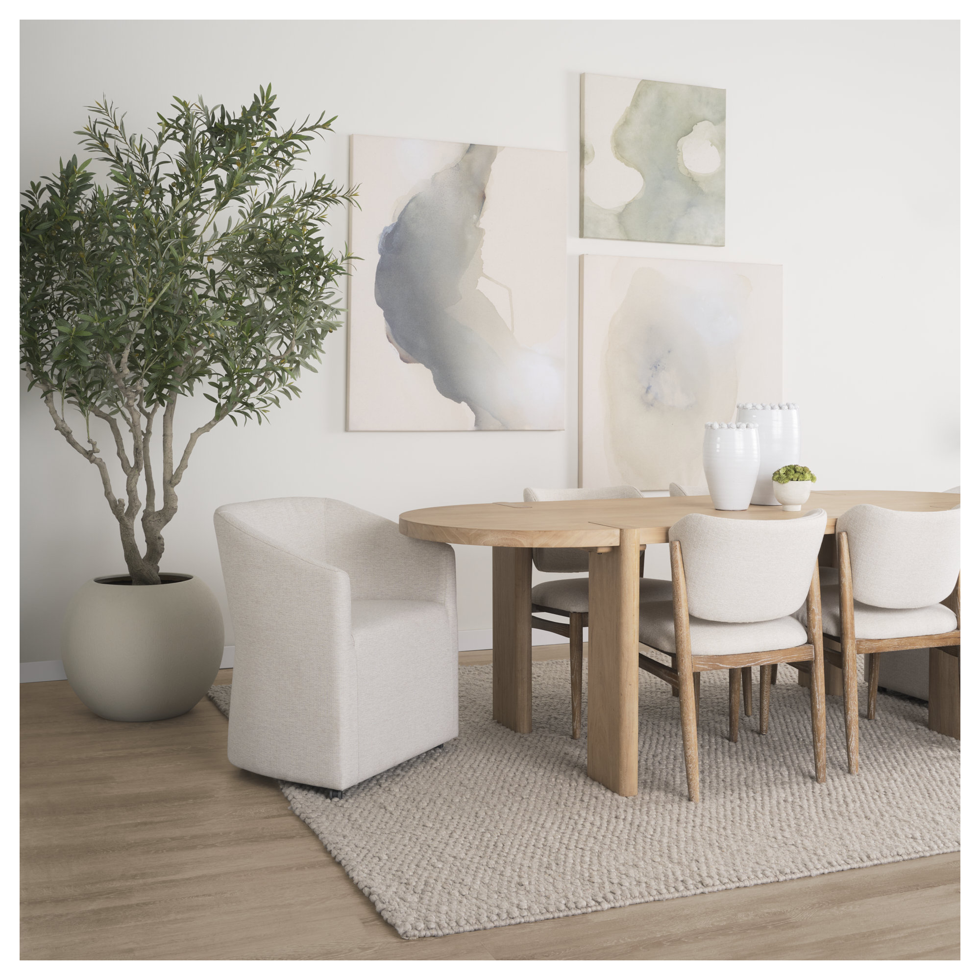 Beginning Again by Ira Havuka a Hand Embelished Textured Canvas, Happy Place, 50" H x 40" W