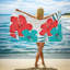 Serviette de bain Serviette de plage en fibre fine Serviette de plage légère Serviette de plage de sable Serviette de plage multifonctionnelle 28 x 60 pouces-463668079