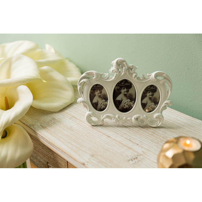 White Bow Design Picture Frame