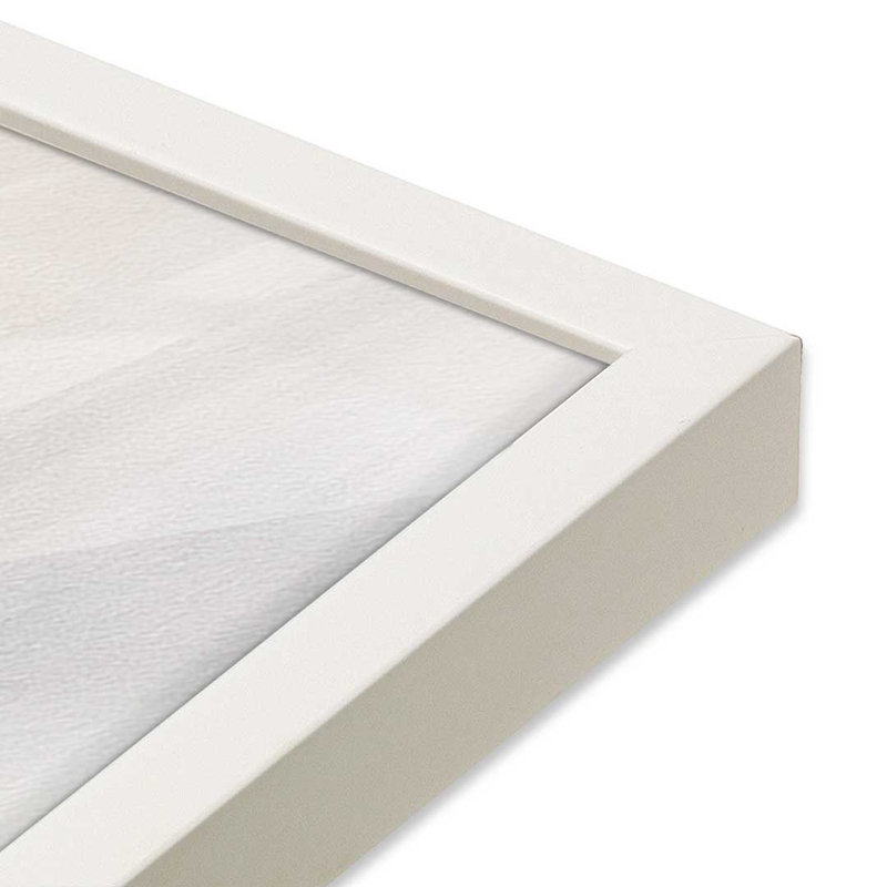 «Snowlit Pines», reproduction d'art, 16 po x 20 po, Blanc opaque