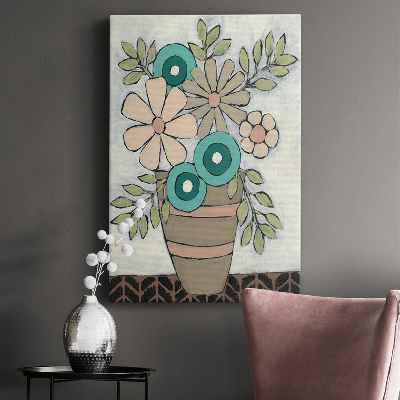 " Mid Summer Bouquet I ", 18" H x 12" W x 1" D