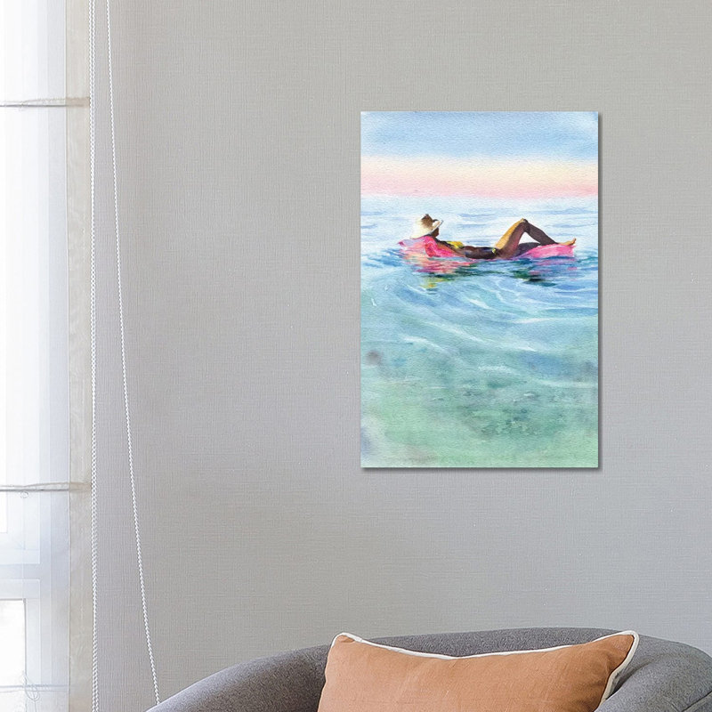 On A Mattress Ii by Marina Ignatova - Wrapped Canvas Painting, 66.04 cm H x 45.72 cm W x 1.91 cm D