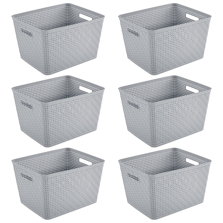 Hasson Plastic General Basket (Set of 6) The Twillery Co.