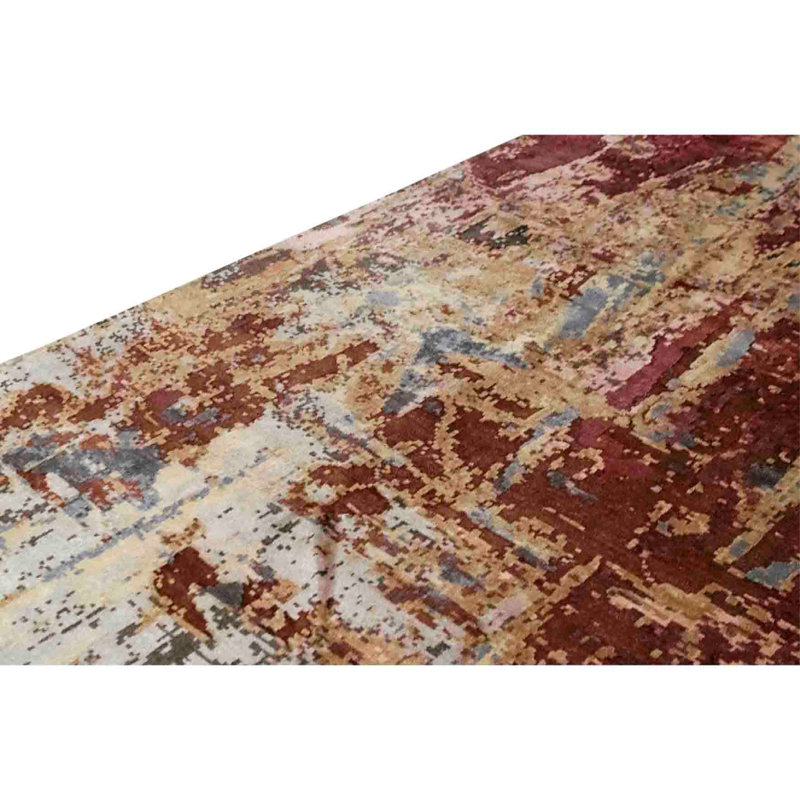 Tapis rectangulaire noué à la main