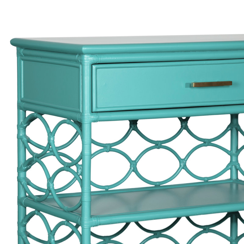 Manning End Table, Turquoise