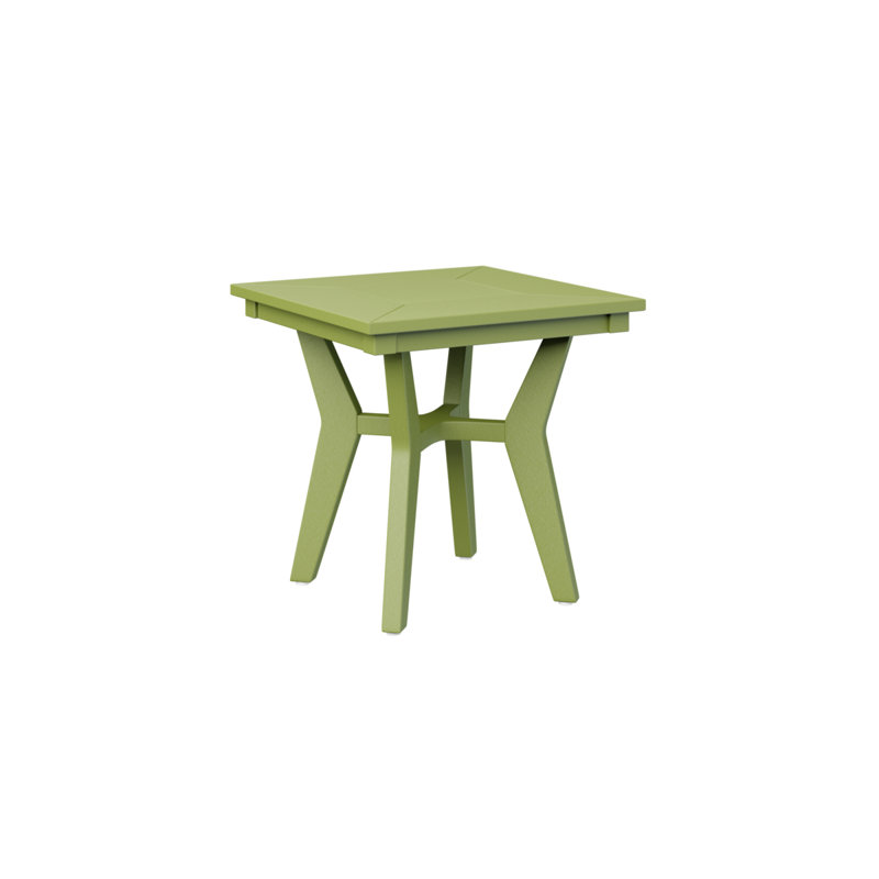 Mayhew Outdoor Square End Table, Kiwi Green
