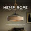 1 - Light Hemp,Black Dome Pendant