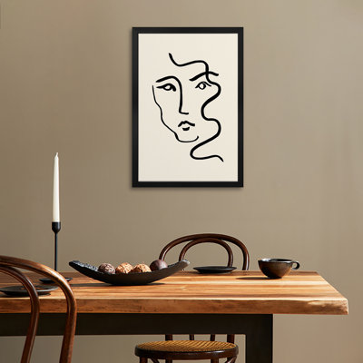 Portrait I, affiche encadrée de qualité supérieure par 1x Studio