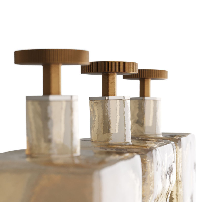 Zerdomo Decanters, Set Of 3