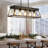 Deizel 5-Light Metal Linear Pendant-73566526