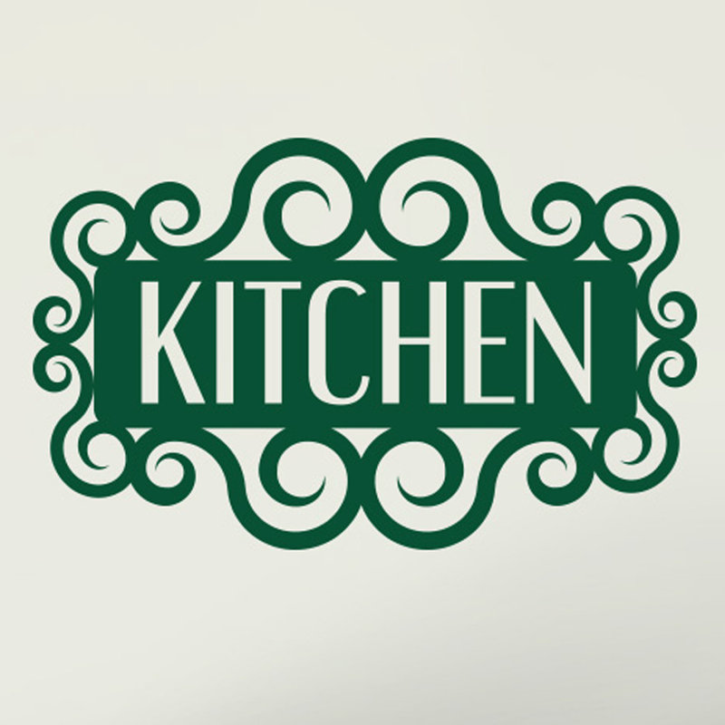 Wall Decal, Dark Green, Medium