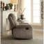 Fauteuil inclinable Bina Motion, microfibre polie grise
