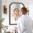 Ancalin Solid Wood Arched Wall Mirror-1845612158-1822264729