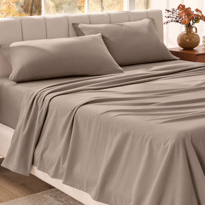 Organic 100% Cotton Flannel Sheet Set