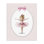Toile de ballerine rose dansante, design par Christine Simpson Art