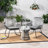 3PC Patio Table And Chairs Set