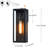 Avaldi 1-Light Outdoor Dusk-to-Dawn Sensor Wall Light with Matte Black Finish & Clear Glass-1204279118
