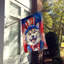 Drapeau patriotique de la maison américaine-112698624