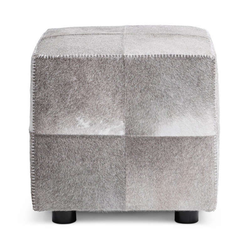 Landyn Square Ottoman Sparrow Gray